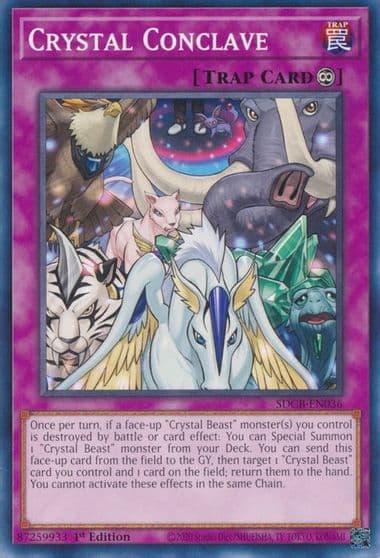 Crystal Conclave Structure Deck: Legend of the Crystal Beasts Yu-Gi-Oh! card
