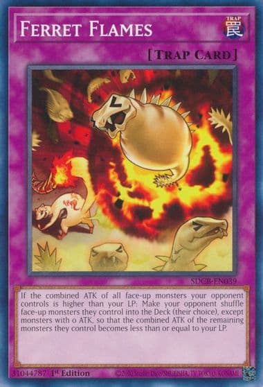 Ferret Flames Structure Deck: Legend of the Crystal Beasts Yu-Gi-Oh! card