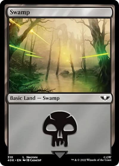 Swamp 310 Universes Beyond: Warhammer 40,000 Magic card