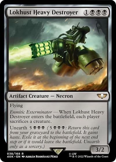 Lokhust Heavy Destroyer Universes Beyond: Warhammer 40,000 Magic card