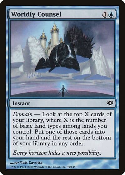Worldly Counsel Conflux Magic card
