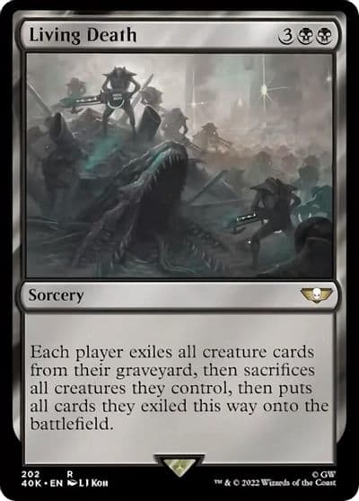 Living Death Universes Beyond: Warhammer 40,000 Magic card