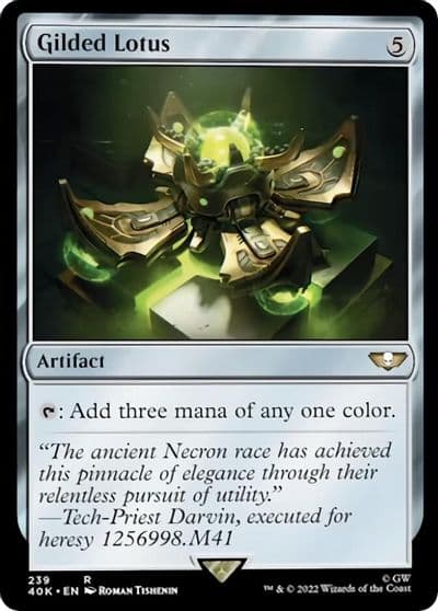 Gilded Lotus Universes Beyond: Warhammer 40,000 Magic card