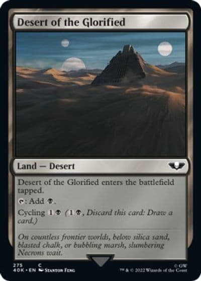 Desert of the Glorified Surge Foil Universes Beyond: Warhammer 40,000 Magic card