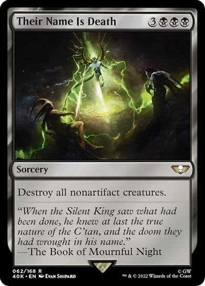 Their Name Is Death Surge Foil Universes Beyond: Warhammer 40,000 Magic card
