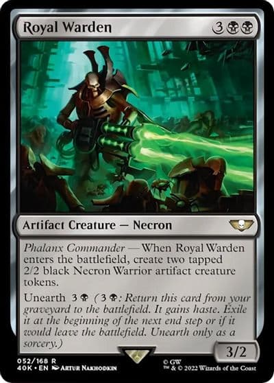 Royal Warden Surge Foil Universes Beyond: Warhammer 40,000 Magic card