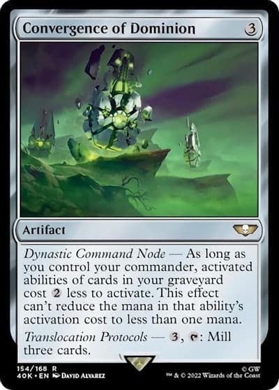 Convergence of Dominion Surge Foil Universes Beyond: Warhammer 40,000 Magic card