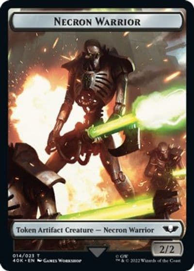 Necron Warrior Insect Double Sided Token Universes Beyond: Warhammer 40,000 Magic card