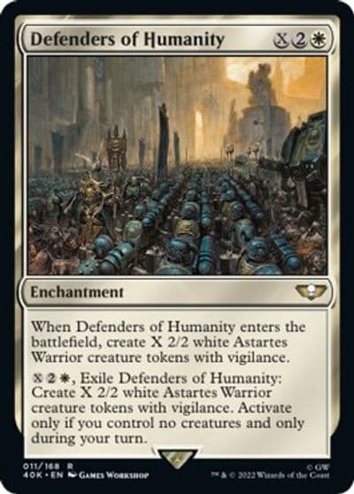 Defenders of Humanity Universes Beyond: Warhammer 40,000 Magic card