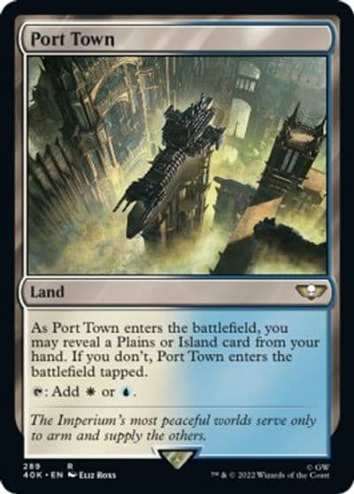 Port Town Surge Foil Universes Beyond: Warhammer 40,000 Magic card