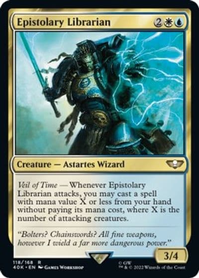 Epistolary Librarian Universes Beyond: Warhammer 40,000 Magic card