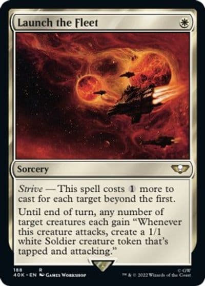 Launch the Fleet Surge Foil Universes Beyond: Warhammer 40,000 Magic card