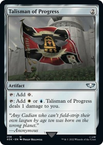 Talisman of Progress Surge Foil Universes Beyond: Warhammer 40,000 Magic card