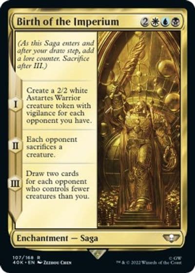Birth of the Imperium Surge Foil Universes Beyond: Warhammer 40,000 Magic card