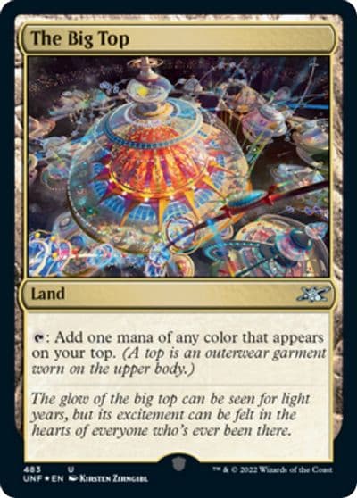 The Big Top Galaxy Foil Unfinity Magic card