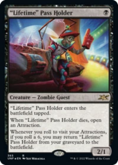 Lifetime Pass Holder Unfinity Magic card