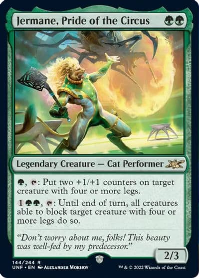 Jermane Pride of the Circus Unfinity Magic card