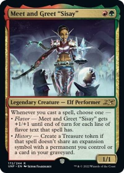 Meet and Greet Sisay Unfinity Magic card