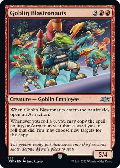 Goblin Blastronauts Unfinity Magic card