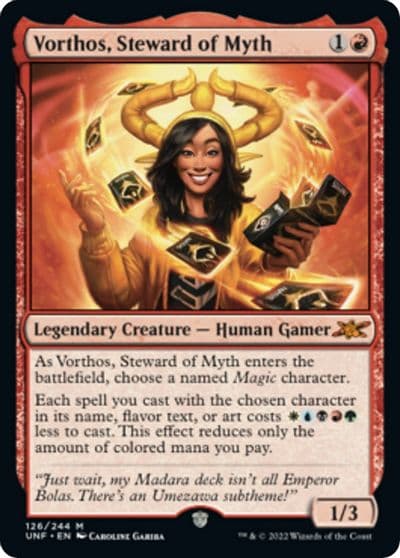 Vorthos Steward of Myth Unfinity Magic card