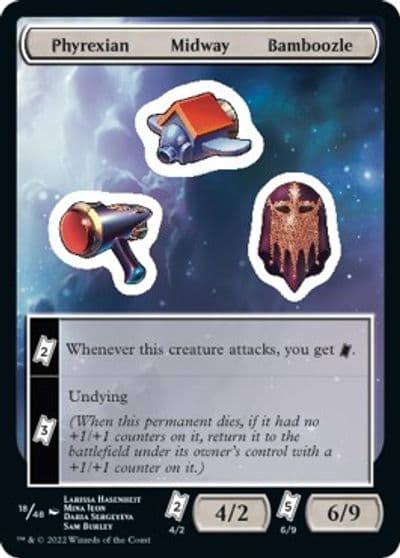 Phyrexian Midway Bamboozle Unfinity Magic card