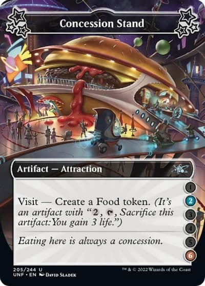 Concession Stand 2 6 Unfinity Magic card