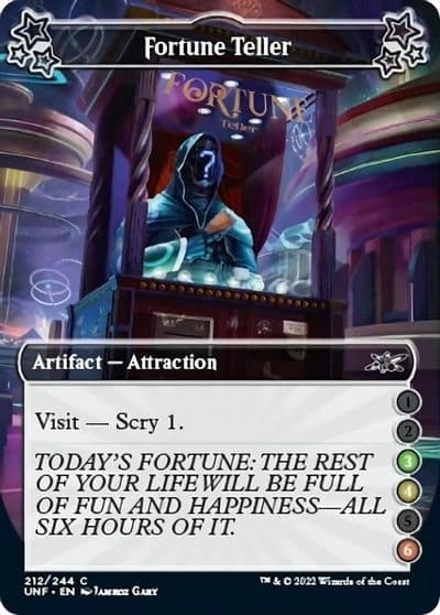 Fortune Teller 3 4 6 Unfinity Magic card