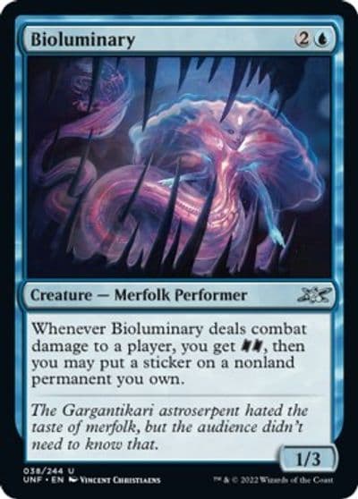 Bioluminary Unfinity Magic card