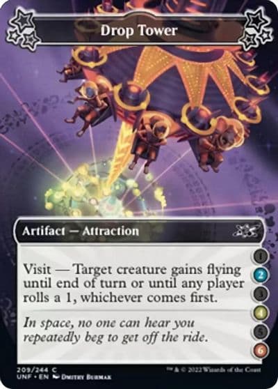 Drop Tower 2 4 6 Unfinity Magic card