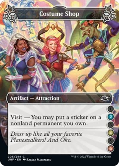 Costume Shop 2 4 6 Unfinity Magic card