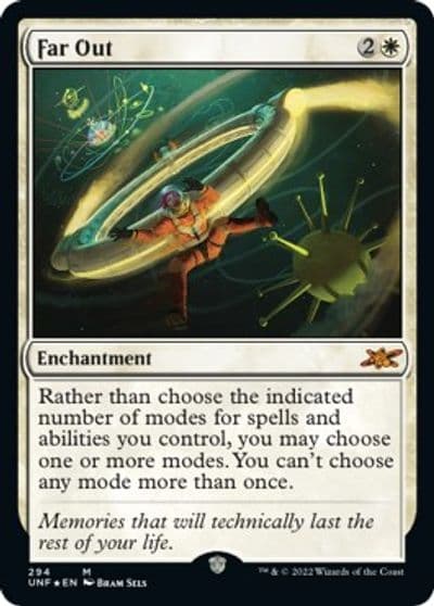Far Out Galaxy Foil Unfinity Magic card