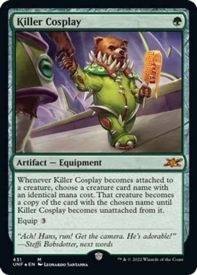 Killer Cosplay Galaxy Foil Unfinity Magic card