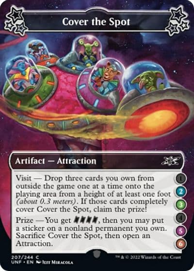 Cover the Spot 2 3 5 6 Unfinity Magic card
