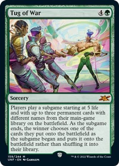 Tug of War Unfinity Magic card