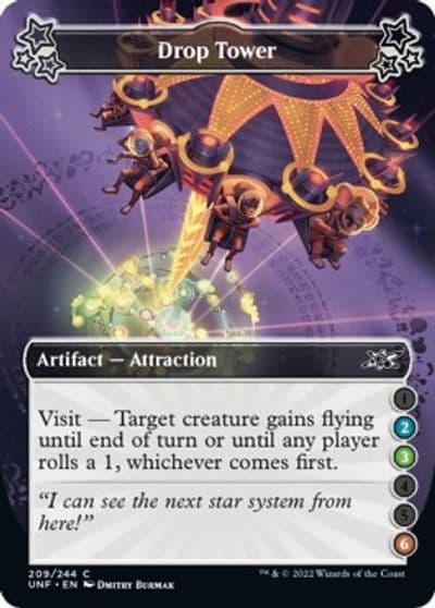 Drop Tower 2 3 6 Unfinity Magic card