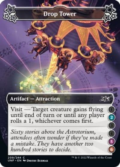 Drop Tower 2 5 6 Unfinity Magic card