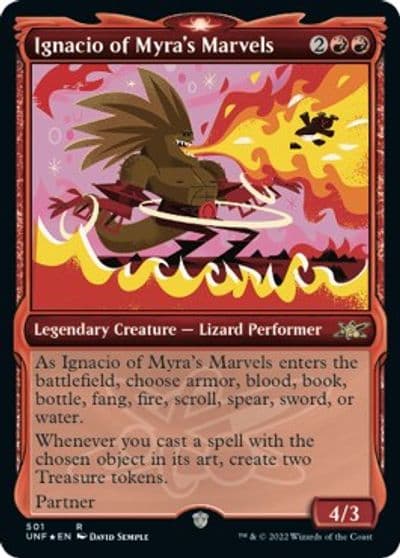 Ignacio of Myras Marvels Showcase Galaxy Foil Unfinity Magic card