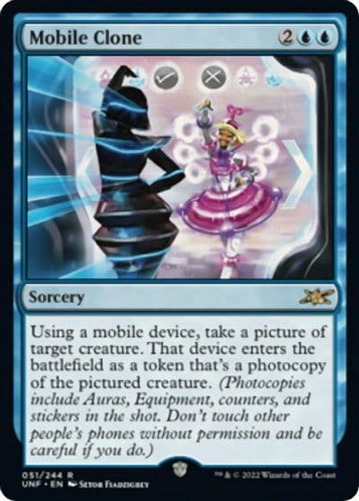 Mobile Clone Unfinity Magic card