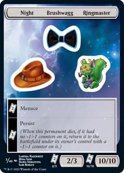 Night Brushwagg Ringmaster Unfinity Magic card