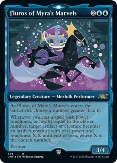 Fluros of Myras Marvels Showcase Galaxy Foil Unfinity Magic card