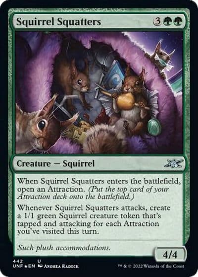 Squirrel Squatters Unfinity Magic card