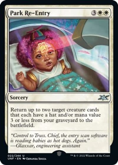 Park Re Entry Unfinity Magic card