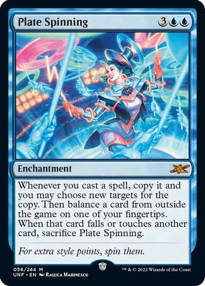 Plate Spinning Unfinity Magic card