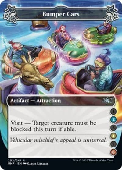 Bumper Cars 2 4 6 Unfinity Magic card