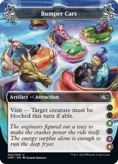 Bumper Cars 3 5 6 Unfinity Magic card
