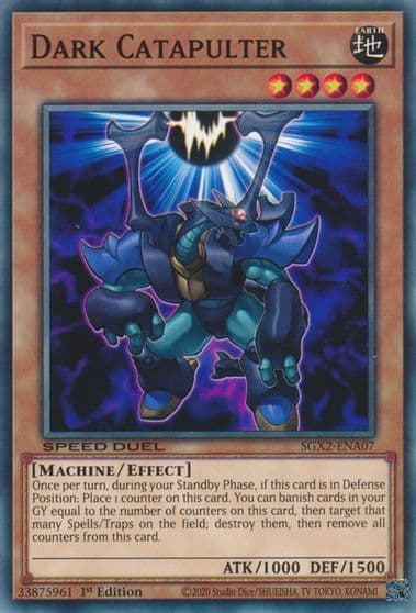 Dark Catapulter Speed Duel GX: Midterm Paradox Yu-Gi-Oh! card
