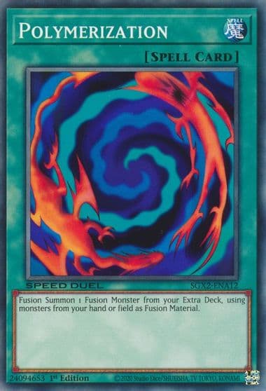 Polymerization Speed Duel GX: Midterm Paradox Yu-Gi-Oh! card