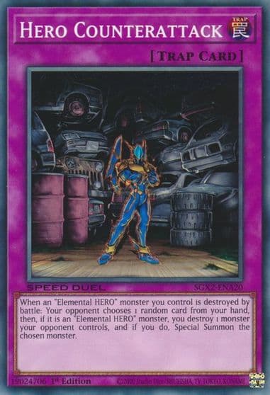 Hero Counterattack Speed Duel GX: Midterm Paradox Yu-Gi-Oh! card