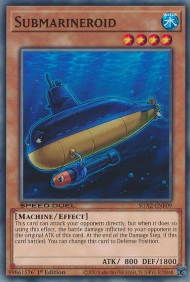 Submarineroid Speed Duel GX: Midterm Paradox Yu-Gi-Oh! card