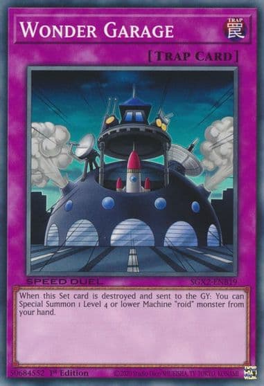 Wonder Garage Speed Duel GX: Midterm Paradox Yu-Gi-Oh! card